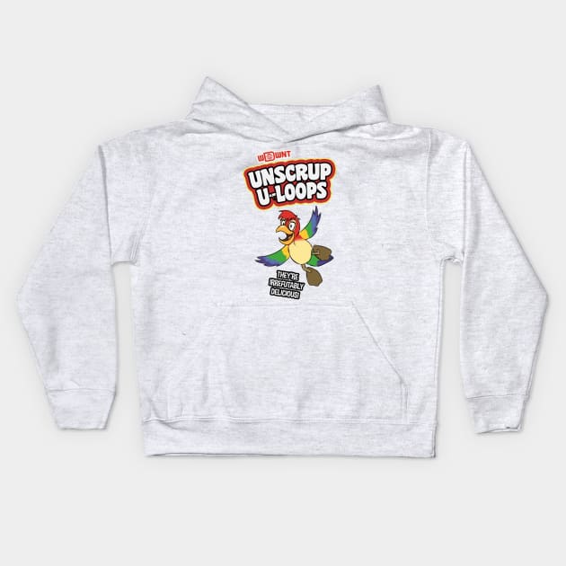 Unscrupu-Loops Kids Hoodie by WDWNT